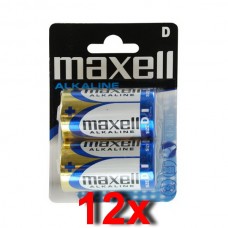 Maxell LR20 1,5V alkáli elem gyűjtődobozban 12 bliszter/doboz